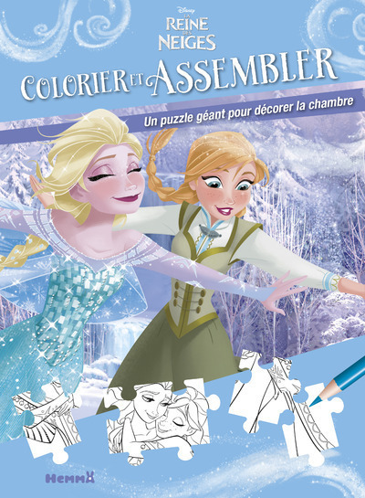 Disney La Reine des Neiges Colorier et assembler