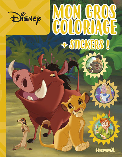 Disney Mon gros coloriage + stickers !