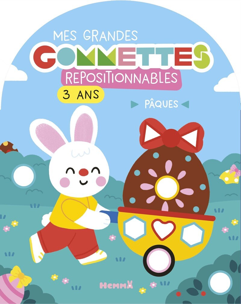 Mes grandes gommettes repositionnables - 3 ans - Pâques