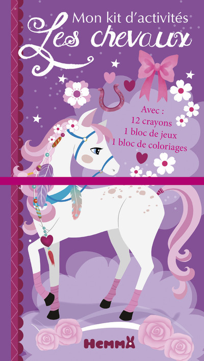 Mon kit d'activités - Les chevaux (Cheval blanc)