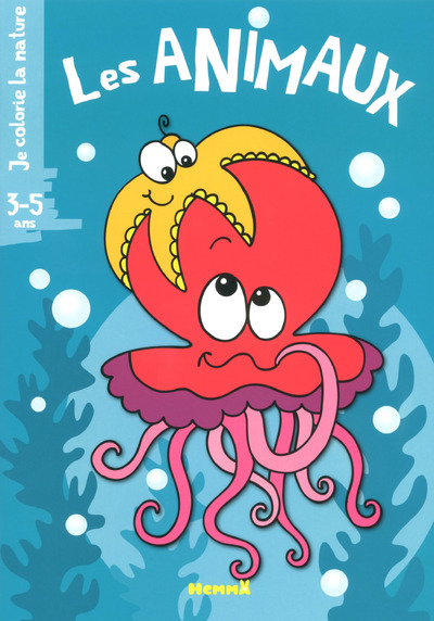 Je colorie la nature Les animaux (Pieuvre) (3-5 ans)