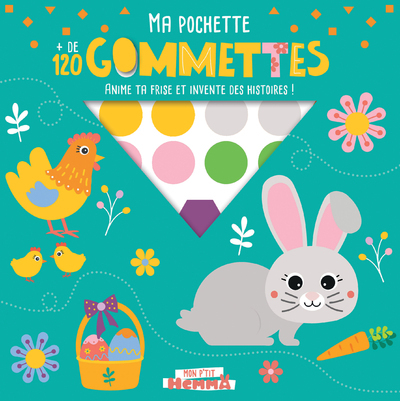 Mon P'tit Hemma - Ma pochette + de 120 gommettes (Pâques)