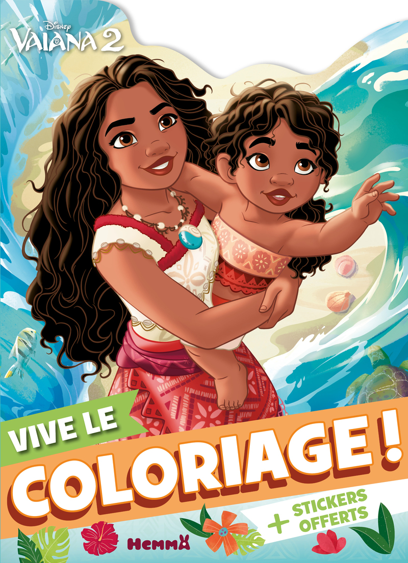 Disney Vaiana 2 - Vive le coloriage ! (Vaiana et Simea) - + Stickers offerts