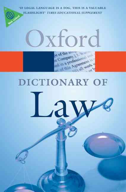 DICTIONARY OF LAW