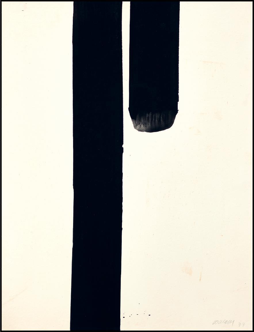 Soulages. Une autre lumière. Peintures sur papier