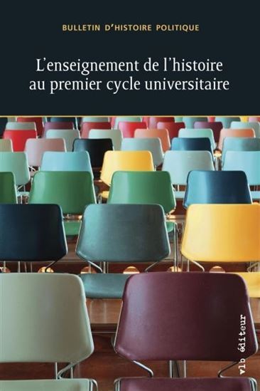 L'ENSEIGNEMENT DE L'HISTOIRE AU PREMIER CYCLE UNIVERSITAIRE