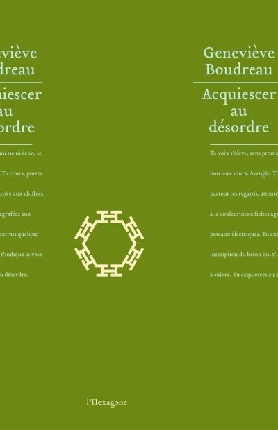 ACQUIESCER AU DESORDRE