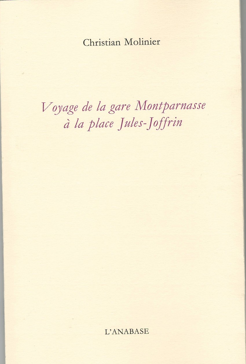 VOYAGE DE LA GARE MONTPARNASSE A LA PLACE JULES-JOFFRIN