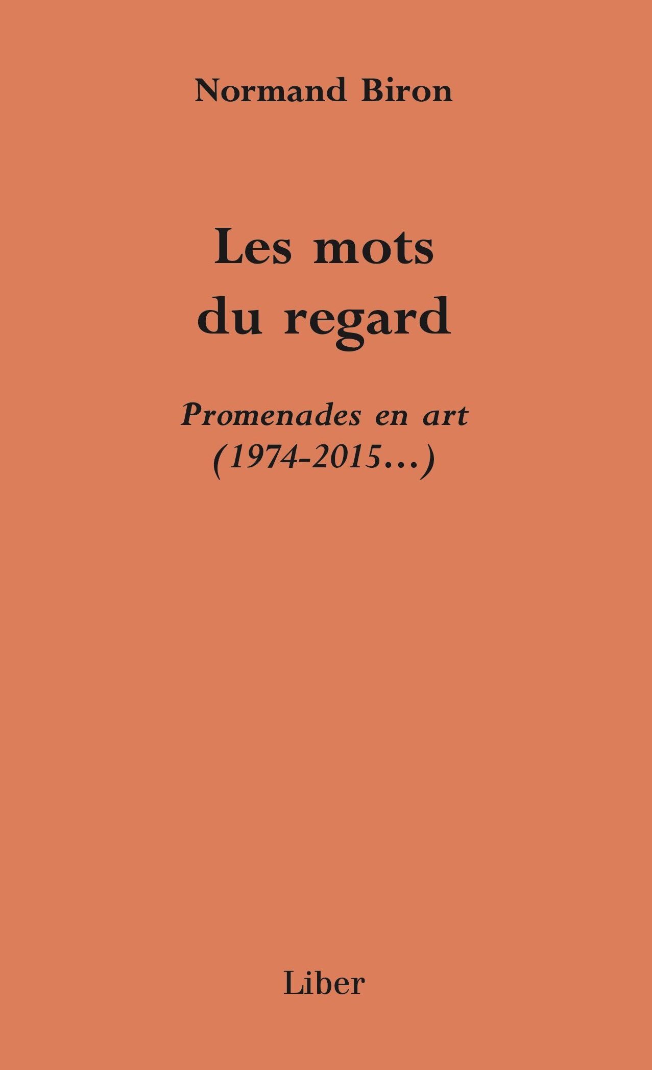 Les mots du regard