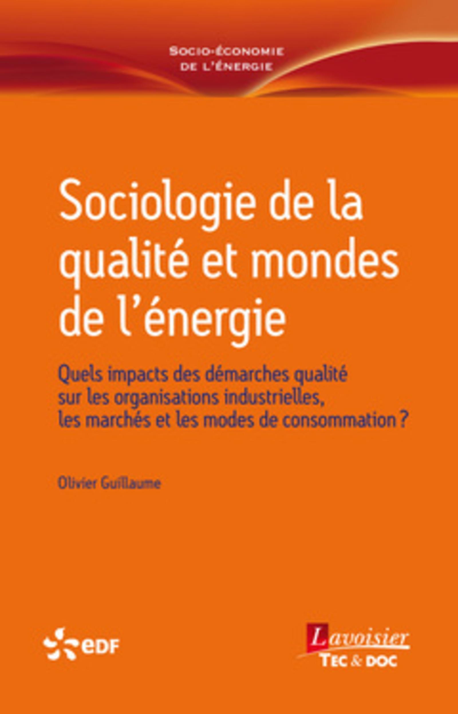 Sociologie de la qualité et mondes de l'énergie