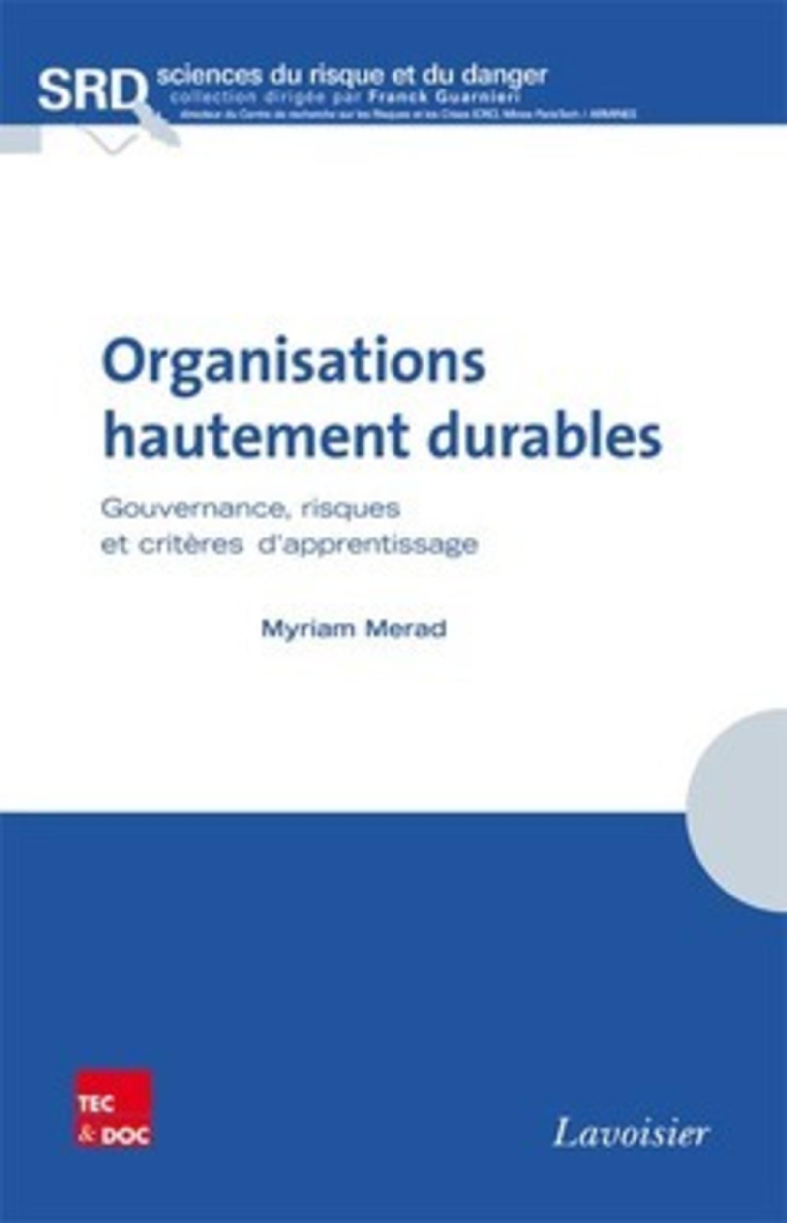 Organisations hautement durables. Gouvernance, risques et critères d'apprentissage