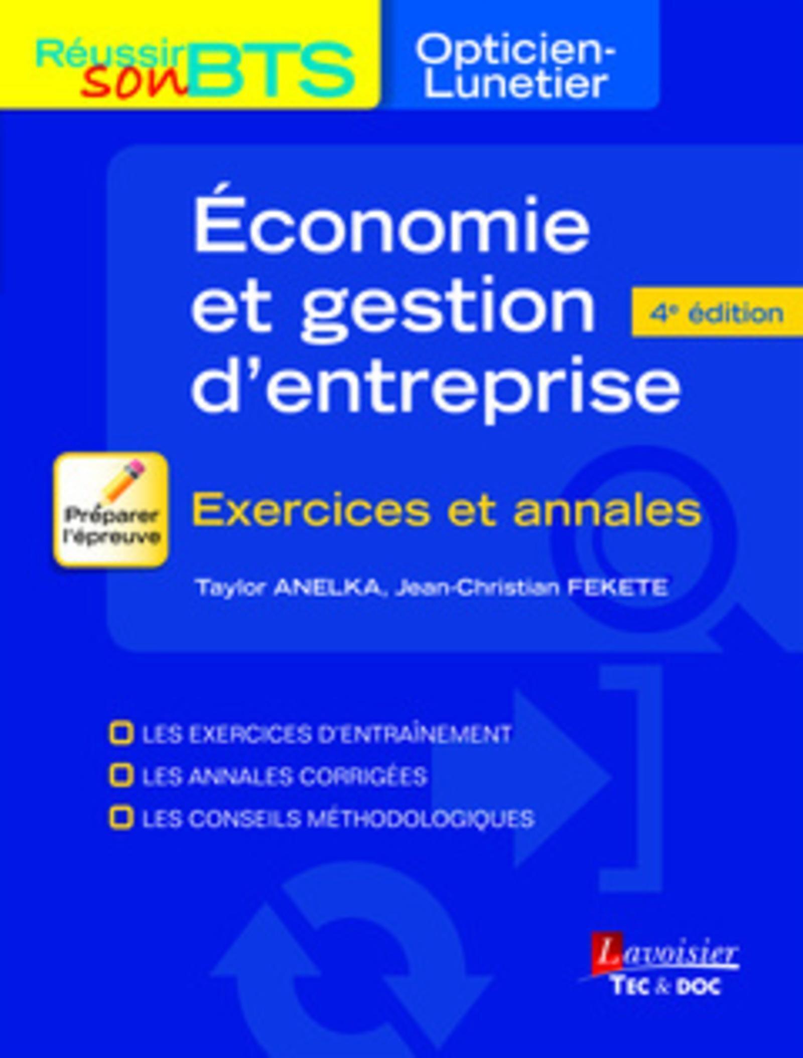 Économie et gestion d'entreprise (4° Éd.)