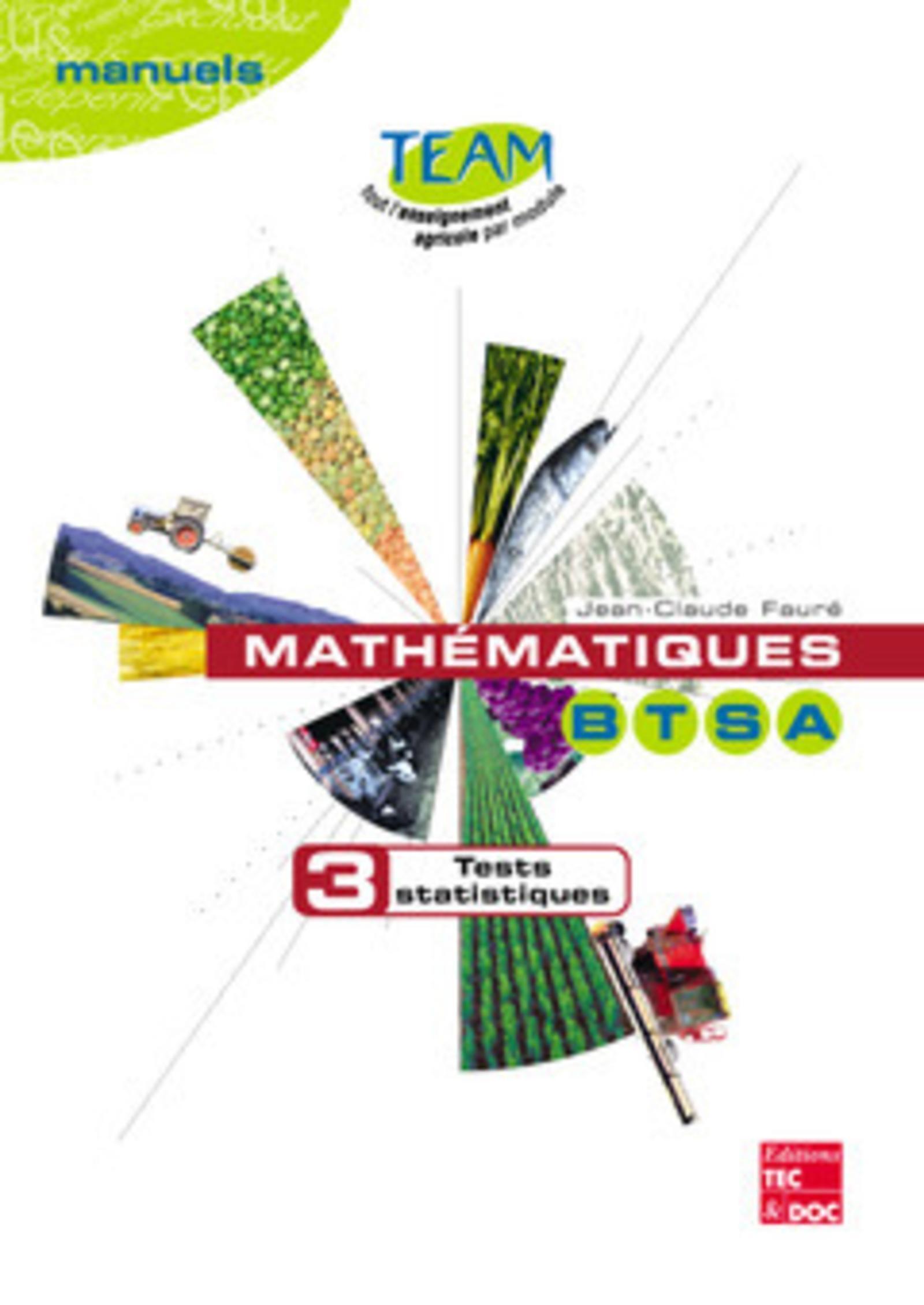 Mathématiques BTSA 3 : Tests statistiques