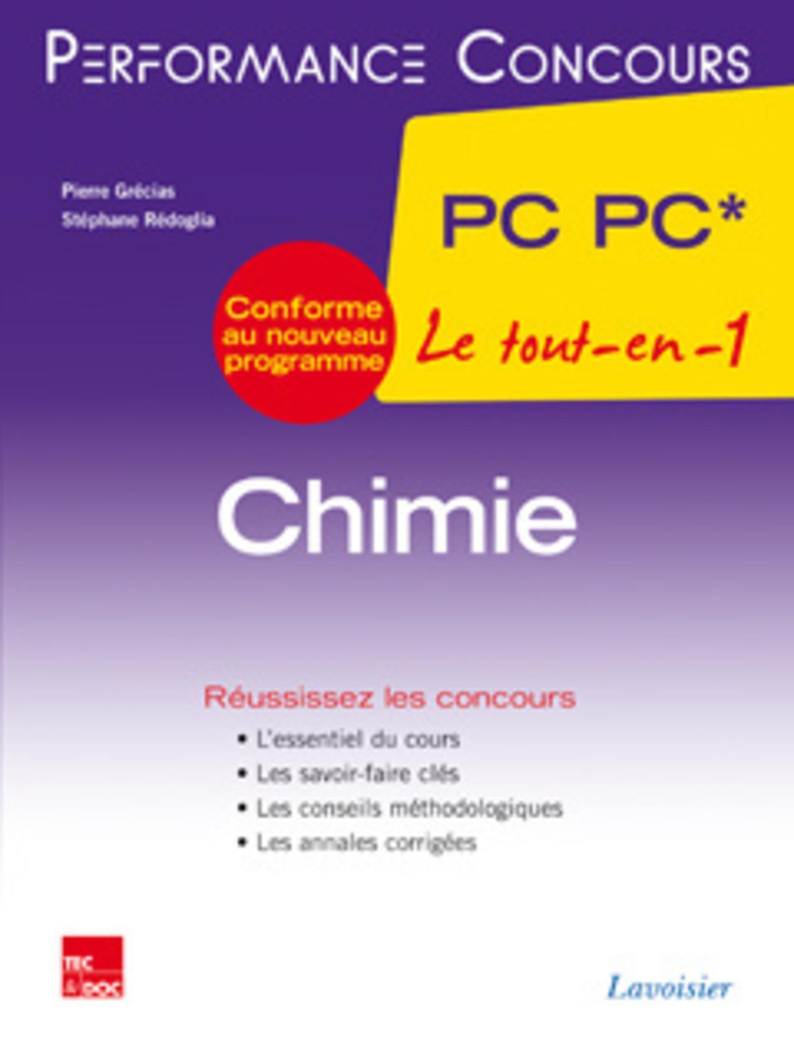 Chimie 2e année PC PC*