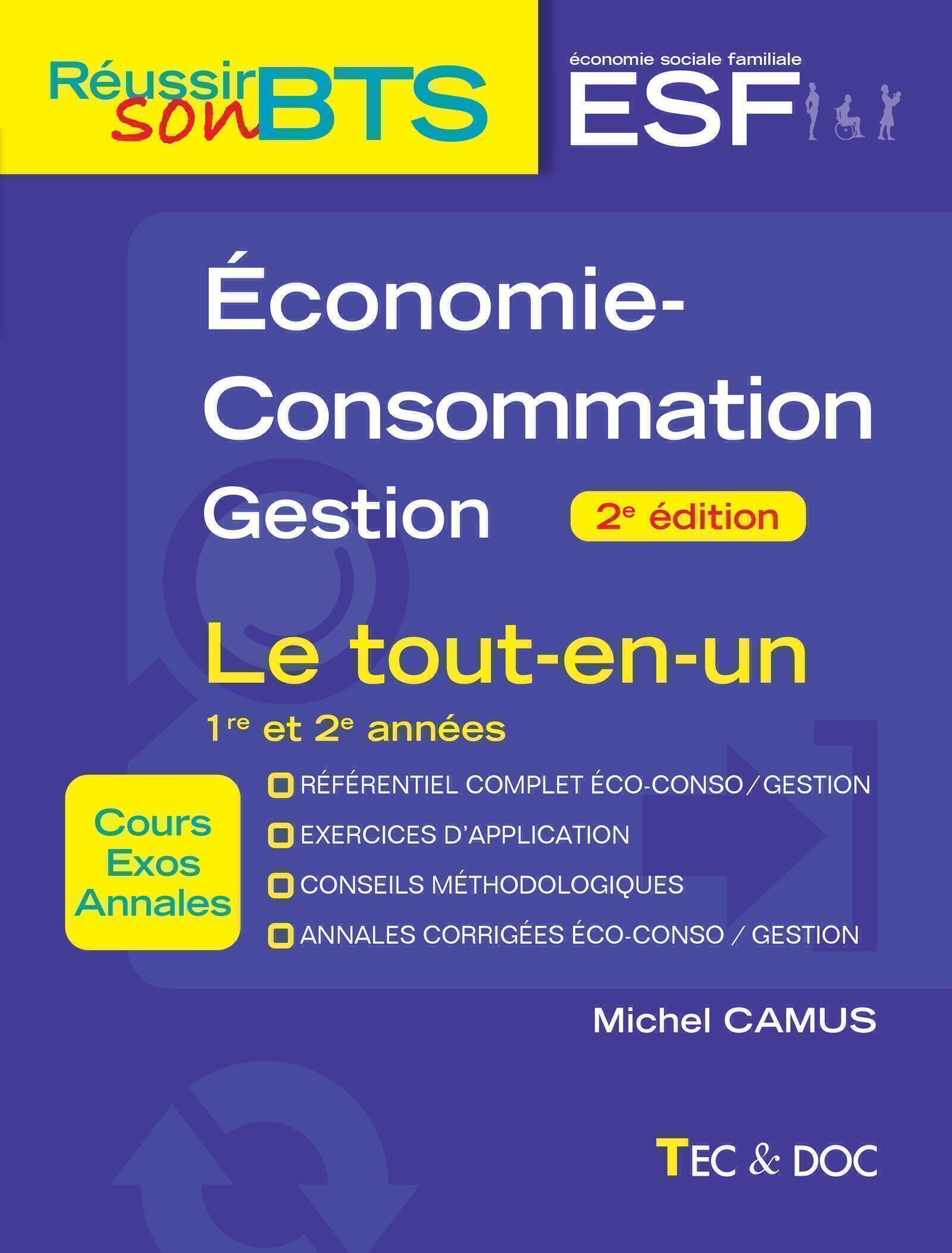 BTS ESF Économie-Consommation Gestion (3e édition)