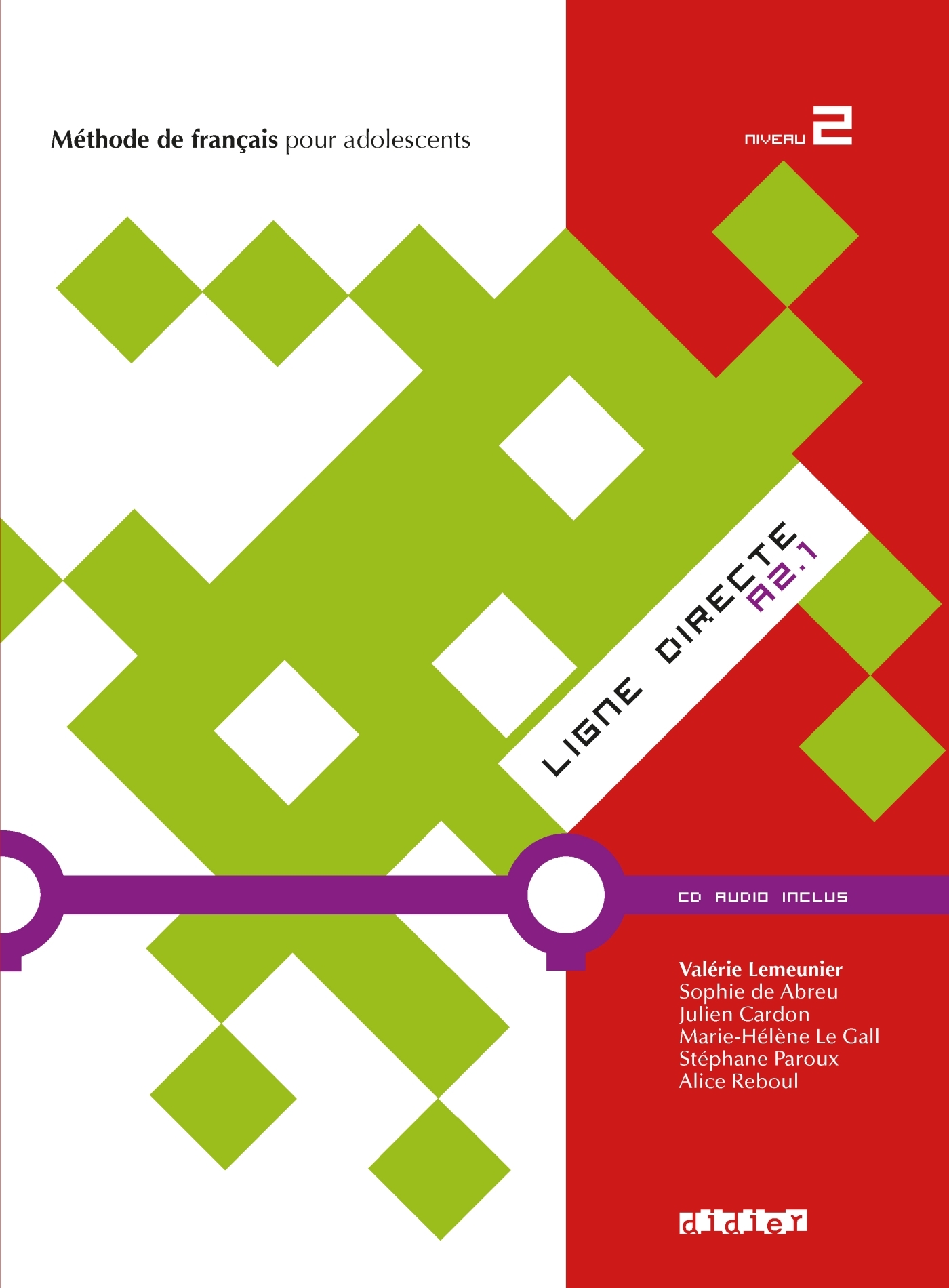 Ligne directe 2 niv.A2.1 - Livre élève + CD audio