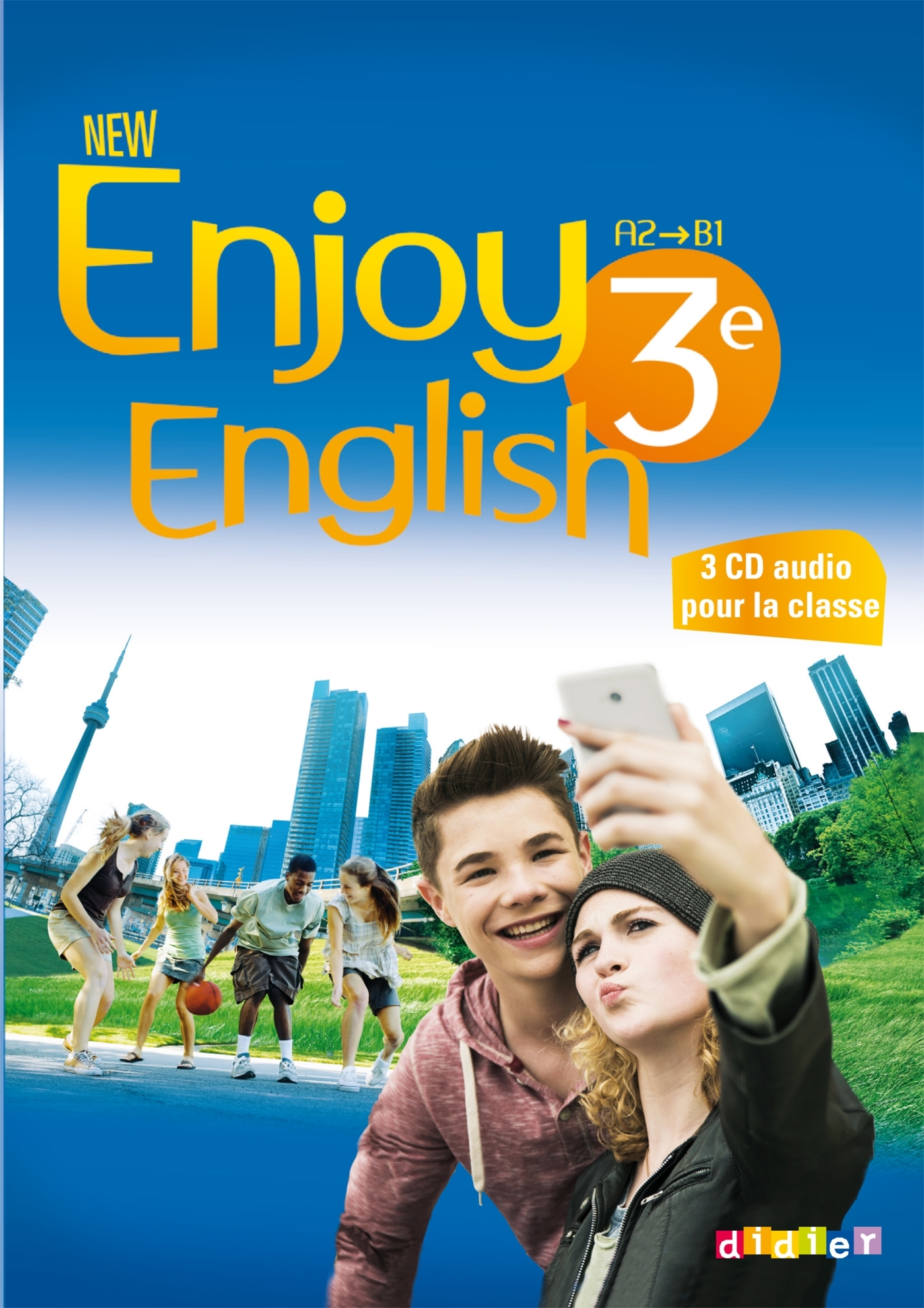 New Enjoy English 3e - Coffret Classe 3 - CD audio  + 1 DVD