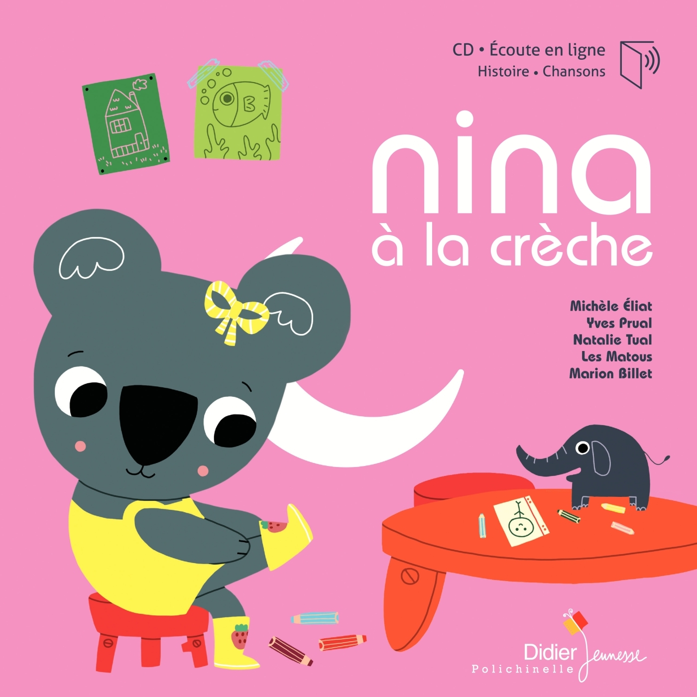 Nina à la crèche - livre-CD