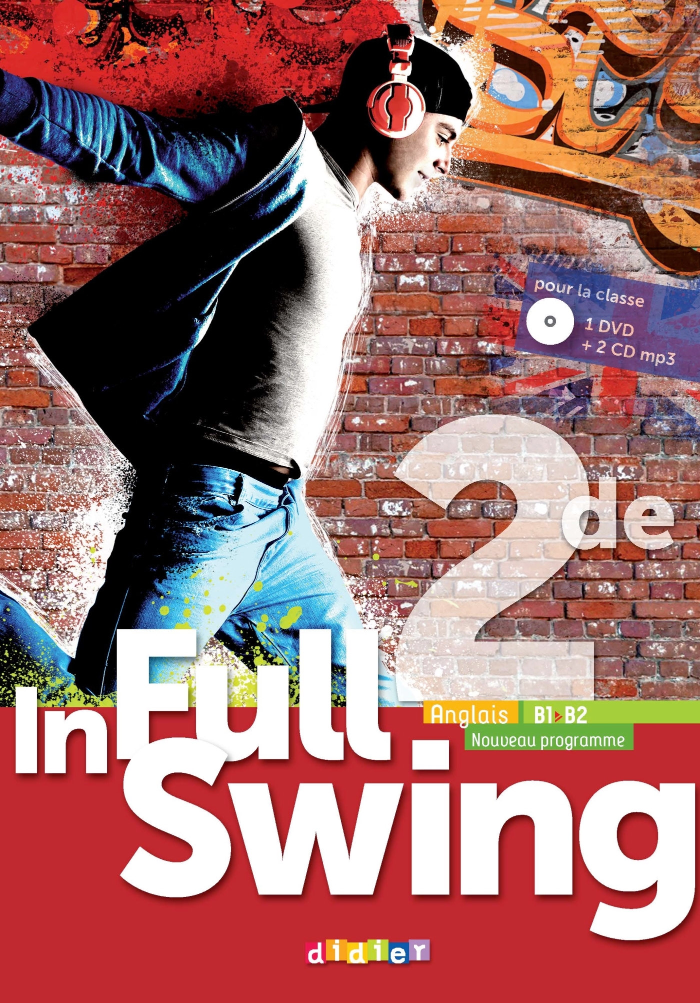 In Full Swing 2de - Anglais Ed.2019 - Coffret Classe 2 CD audio + 1 DVD