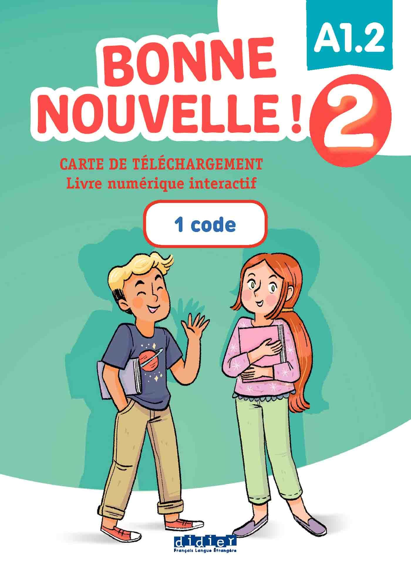 Bonne nouvelle ! Niv.2 - Carte de téléchargement - Livre numérique interactif - Elève