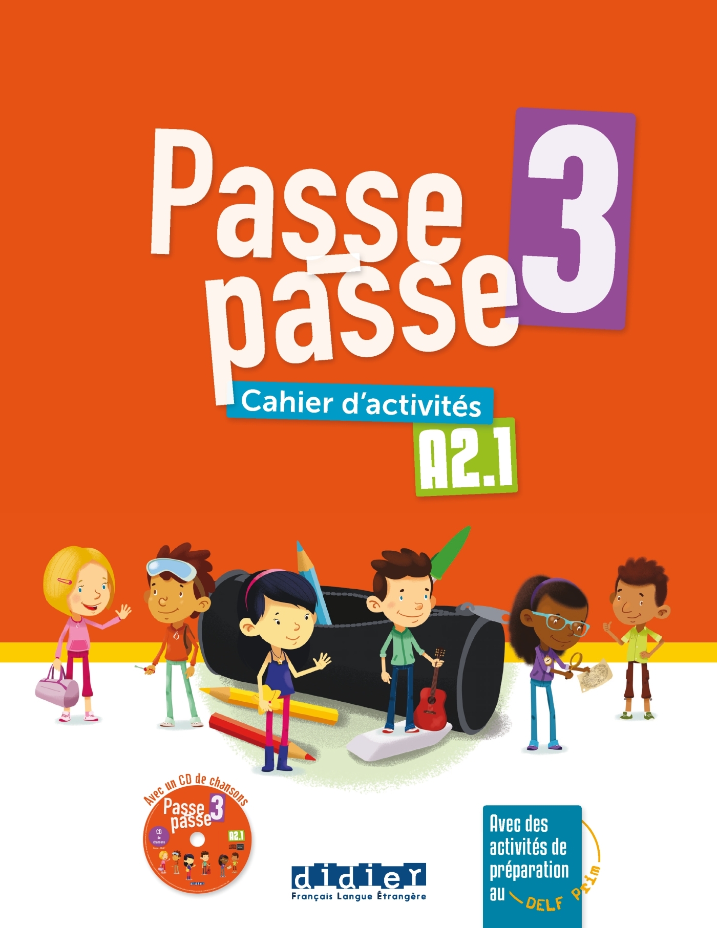 Passe-passe 3 - Niv. A2.1 - Cahier + CD mp3
