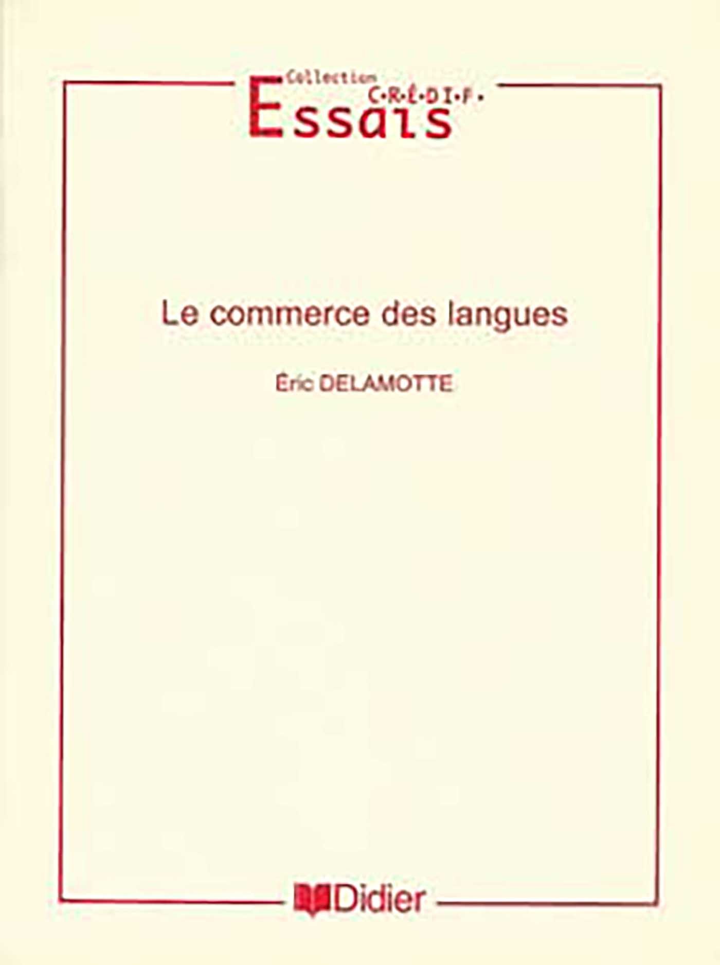 Le commerce des langues - Livre