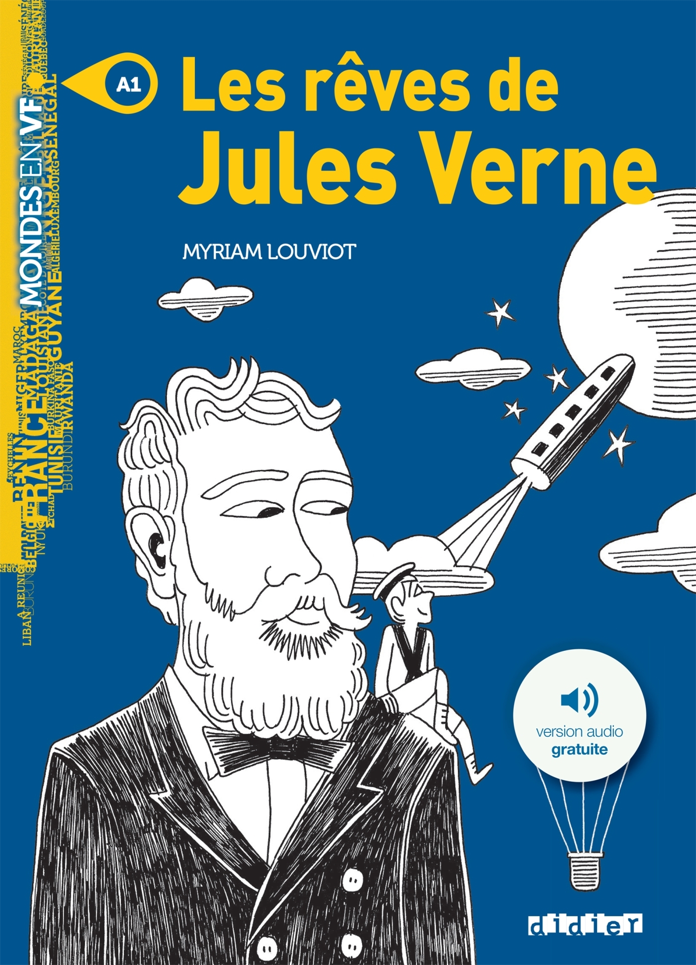 Mondes en VF - Les rêves de Jules Verne - Niv. A1 - Livre + audios
