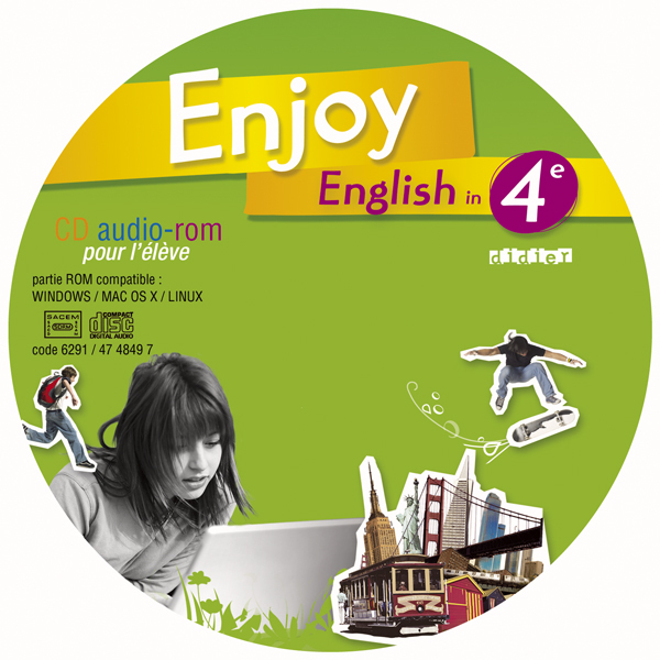Enjoy English 4e - CD audio-rom de remplacement
