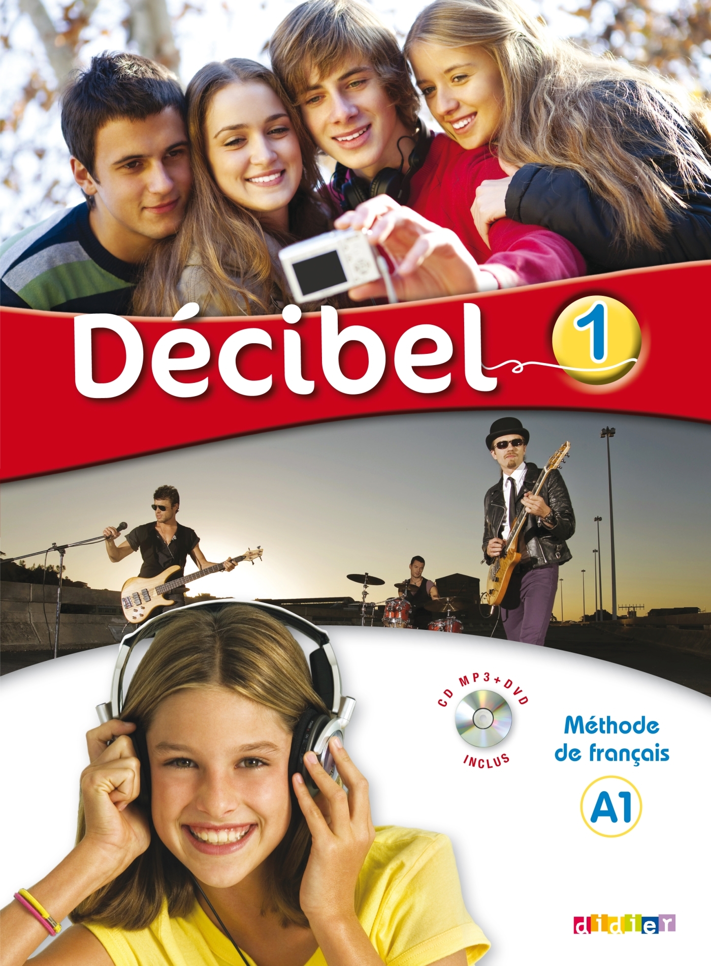 Décibel 1 niv.A1 - Livre + CD mp3 + DVD