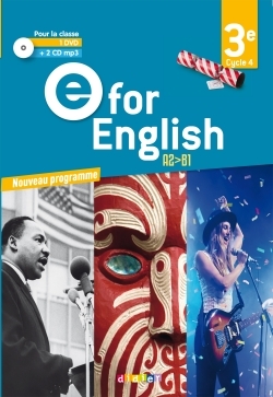 E for English 3e - Anglais Ed.2017 -  Coffret classe 2 CD audio + 1 DVD