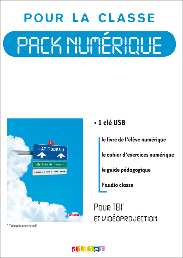 Latitudes 3 niv.B1 - Pack numérique classe