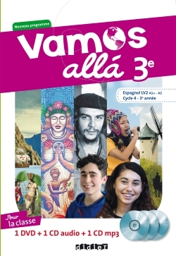 Vamos allá 3e LV2 Espagnol 2017 - Coffret classe 2 CD audio + 1 DVD