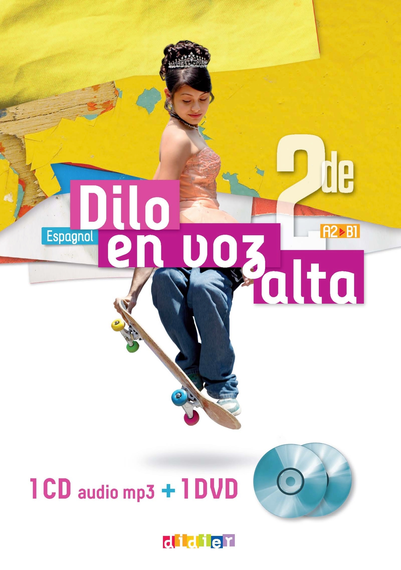 Dilo En Voz Alta 2de - Espagnol Ed.2019 - Coffret Classe 2 CD audio + 1 DVD