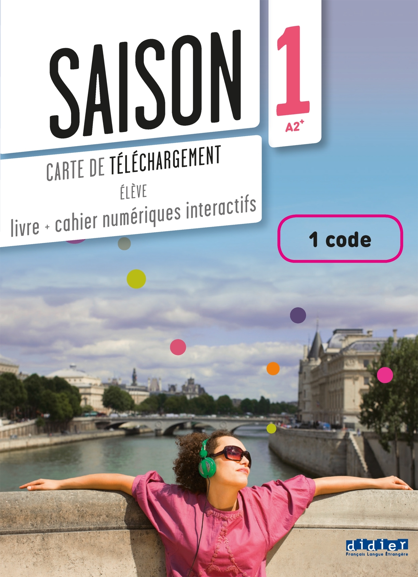 Saison 1 niv.A1+ - Livre numérique interactif - Carte de téléchargement  élève - 1 code
