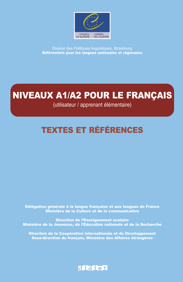 Les référentiels textes et références - A1/A2 - Livre