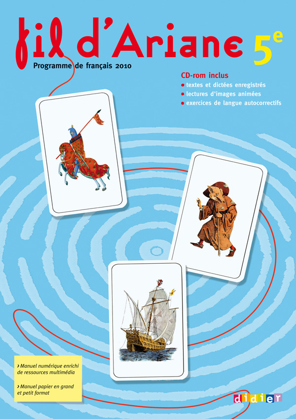 Fil d'Ariane Français 5e - Livre + CD -rom