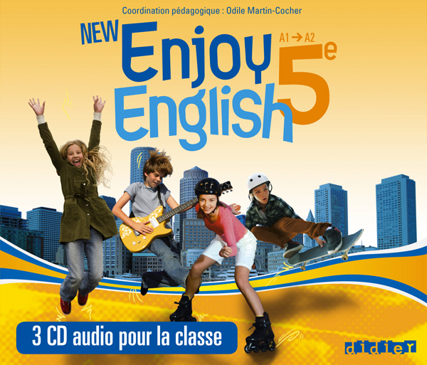 New Enjoy English 5e - Coffret - CD audio classe