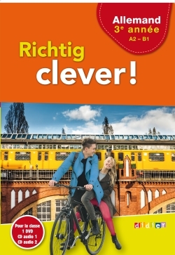 Richtig Clever 3ème année - Coffret classe 2 CD audio + 1 DVD
