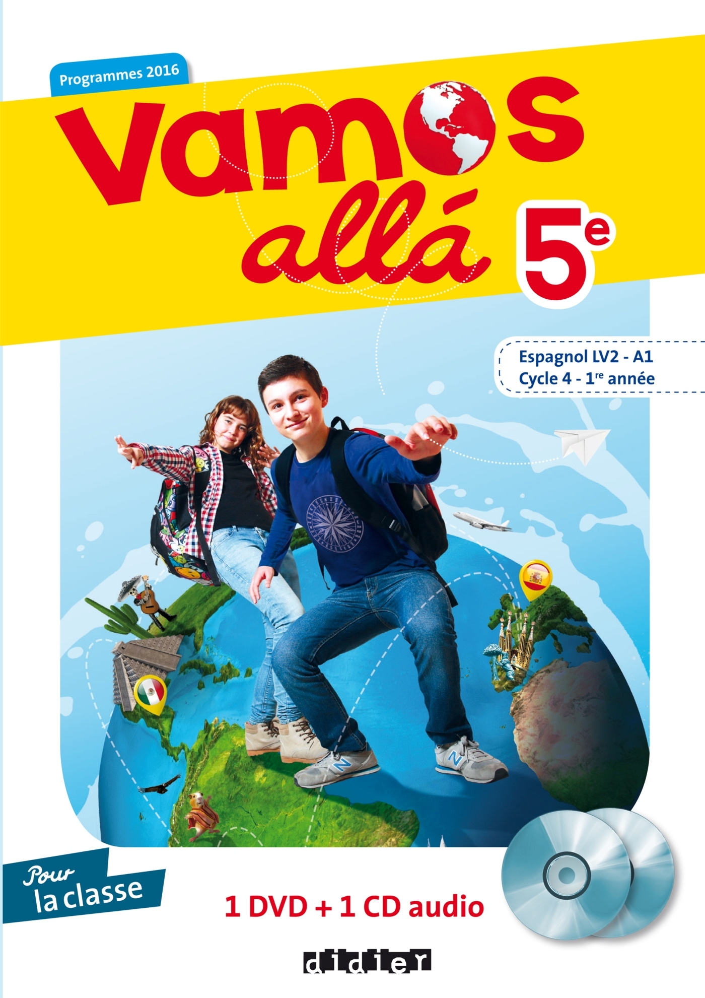 Vamos allá 5e LV2 Espagnol Ed.2016 - Coffret classe CD audio + DVD
