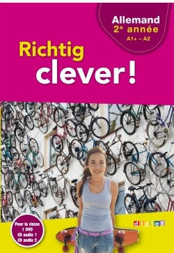Richtig Clever 2ème année - Coffret classe 2 CD audio + 1 DVD