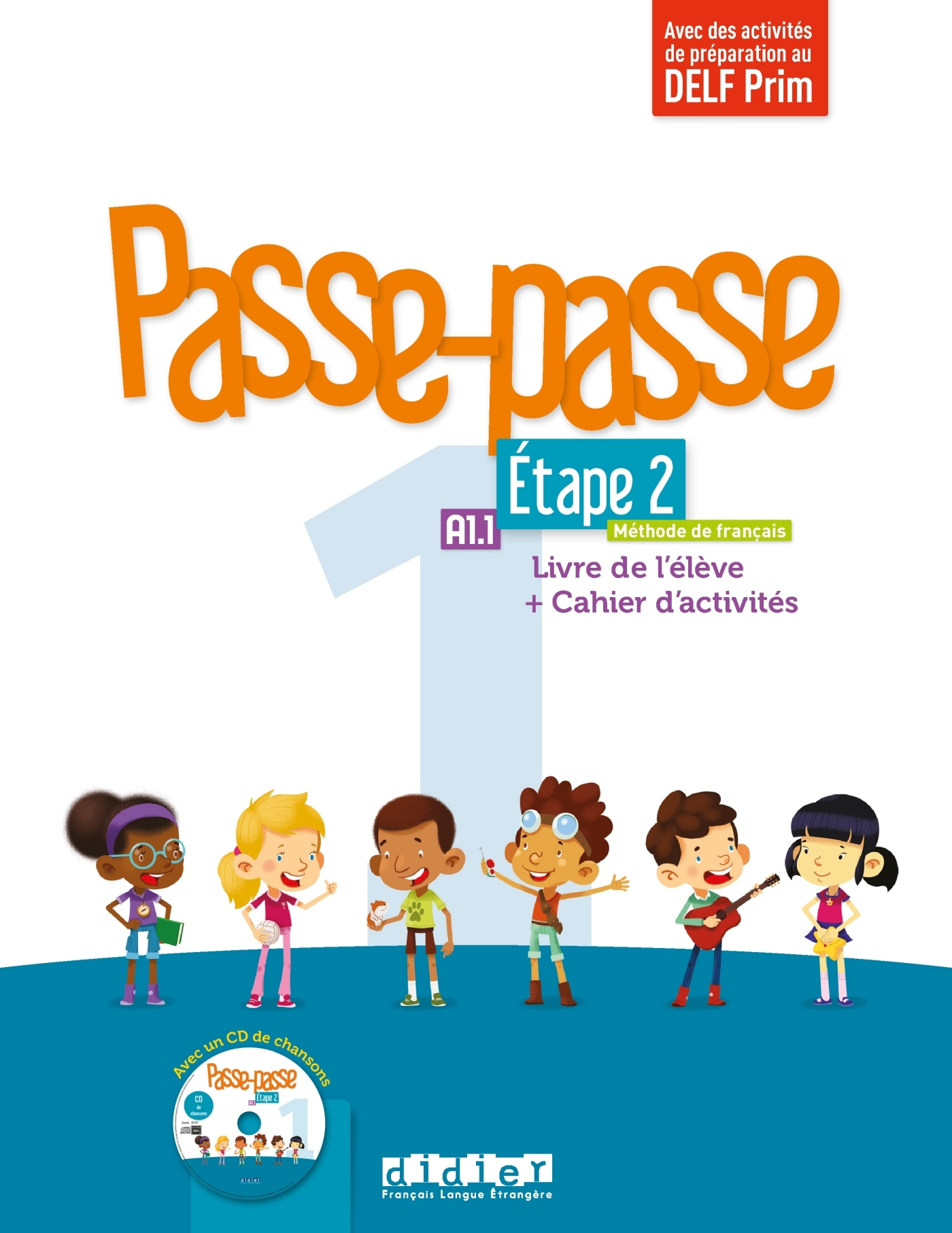 Passe-passe 1 - Etape 2 - Livre + Cahier + CD mp3
