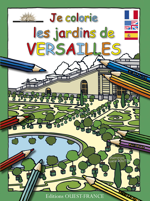 Je colorie les jardins de Versailles
