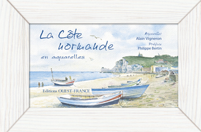 La côte normande en aquarelles