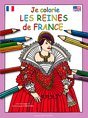 Je colorie les reines de France