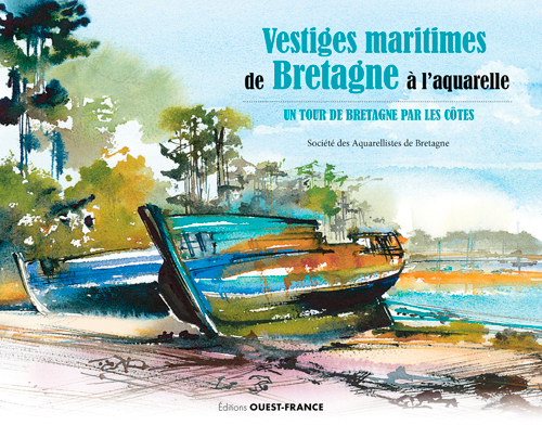 Vestiges maritimes de Bretagne à l aquarelle