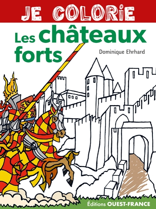 Je colorie les châteaux forts