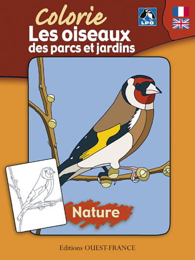 Colorie les oiseaux des parcs et jardins