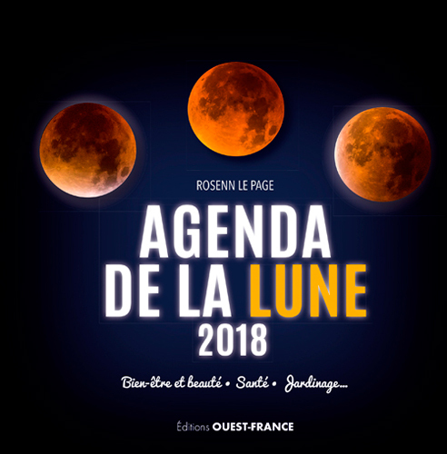 Agenda de la lune 2018