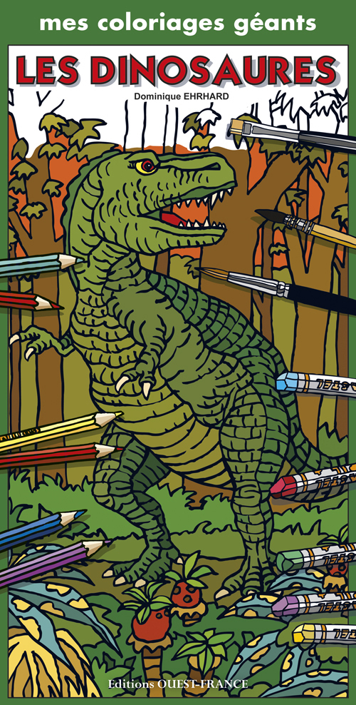 Mes coloriages géants : les dinosaures