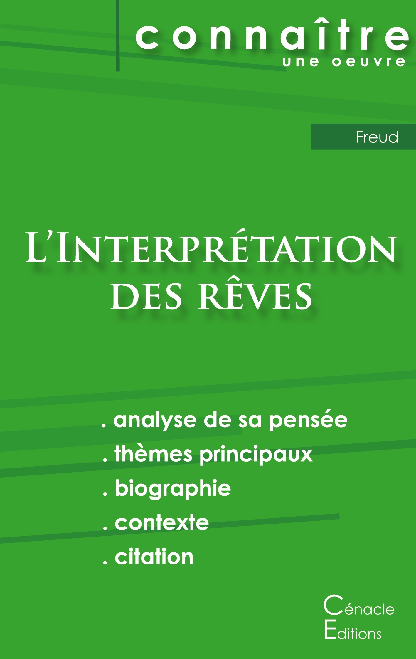 Fiche de lecture L'Interprétation des rêves de Freud (analyse littéraire de référence et résumé complet)